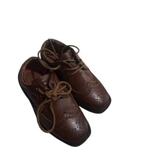 Josmo Brown Kids Dress Shoes